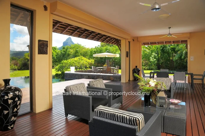 Luxury 5-bedroom villa with private beach for sale in Tamarina, Mauritius